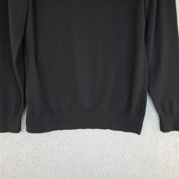 Old Navy Mens Black All Cotton Knit Closet Staple Sweater. Sz M - Picture 9 of 11